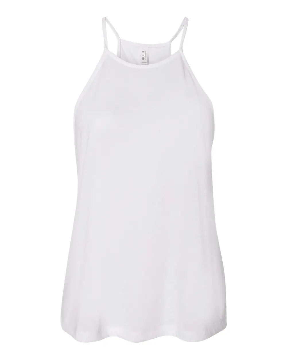 Bella + Canvas 8809 Women’s Flowy High-neck Tank - White - s