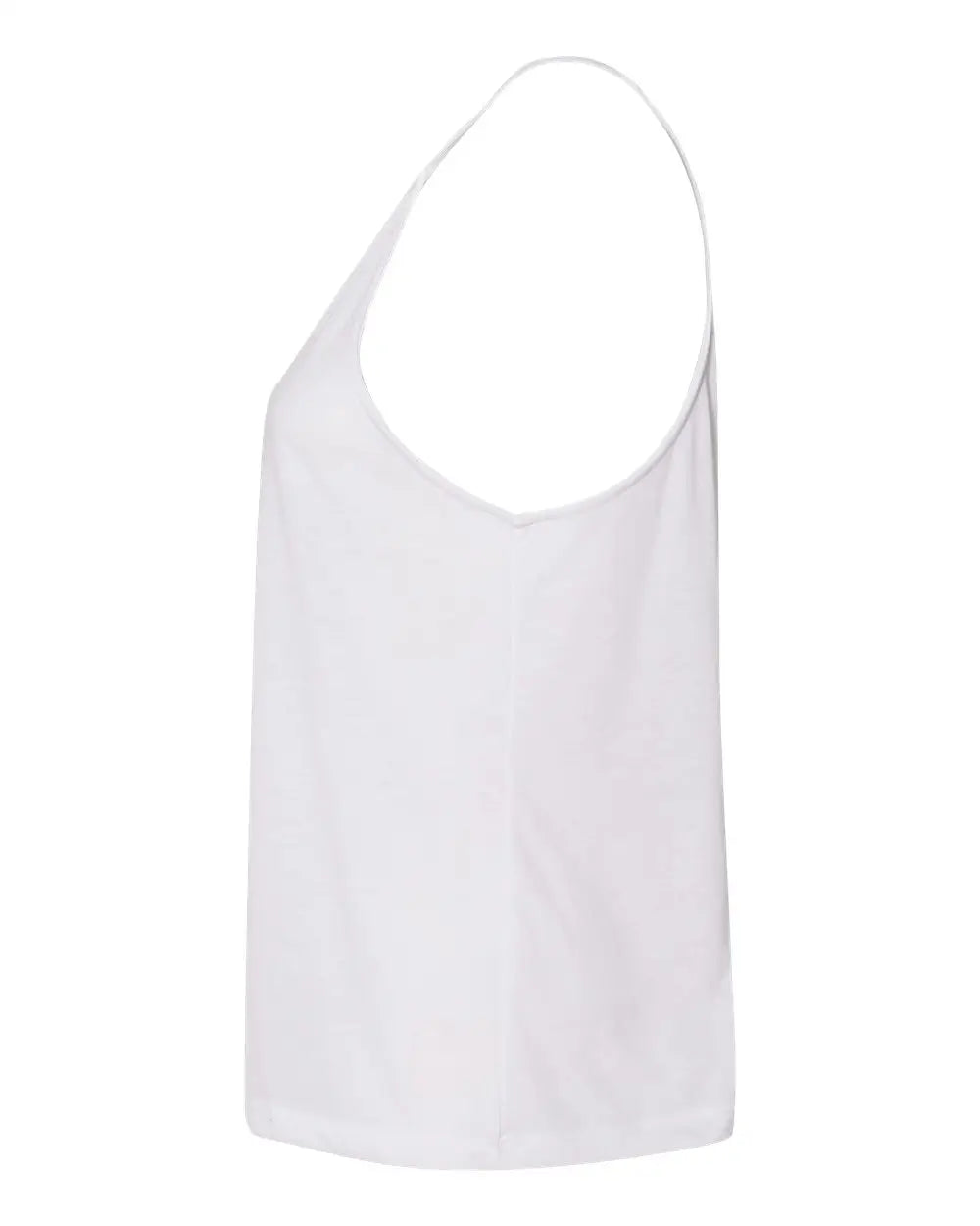 Bella + Canvas 8809 Women’s Flowy High-neck Tank - White - s