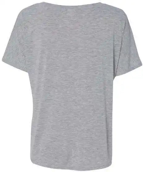 Bella + Canvas 8815 Womens Slouchy v Neck Tee Athletic Heather