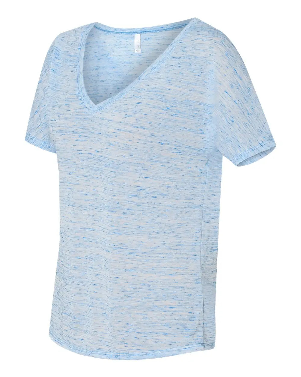 Bella + Canvas 8815 Women’s Slouchy V-neck Tee - Blue Marble