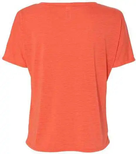 Bella + Canvas 8815 Womens Slouchy v Neck Tee Coral