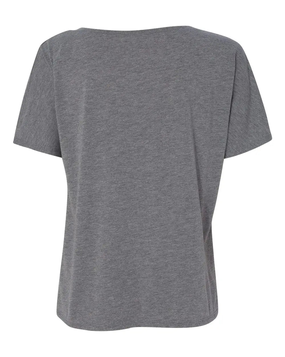 Bella + Canvas 8815 Women’s Slouchy V-neck Tee - Grey Triblend