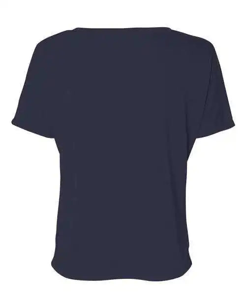 Bella + Canvas 8815 Womens Slouchy V-neck Tee - Midnight