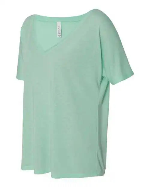 Bella + Canvas 8815 Womens Slouchy V-neck Tee - Mint