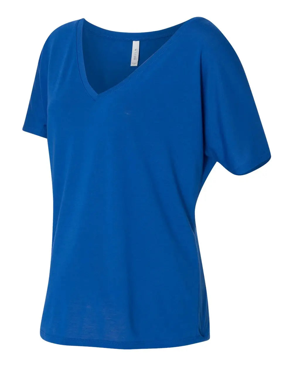 Bella + Canvas 8815 Women’s Slouchy V-neck Tee - True Royal - s