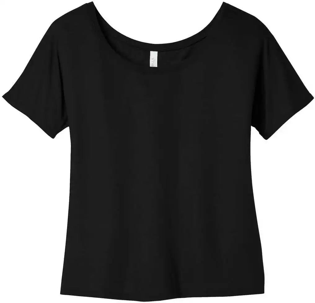 Bella + Canvas 8816 Women’s Slouchy Tee Black