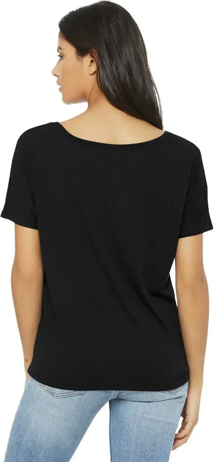 Bella + Canvas 8816 Women’s Slouchy Tee Black