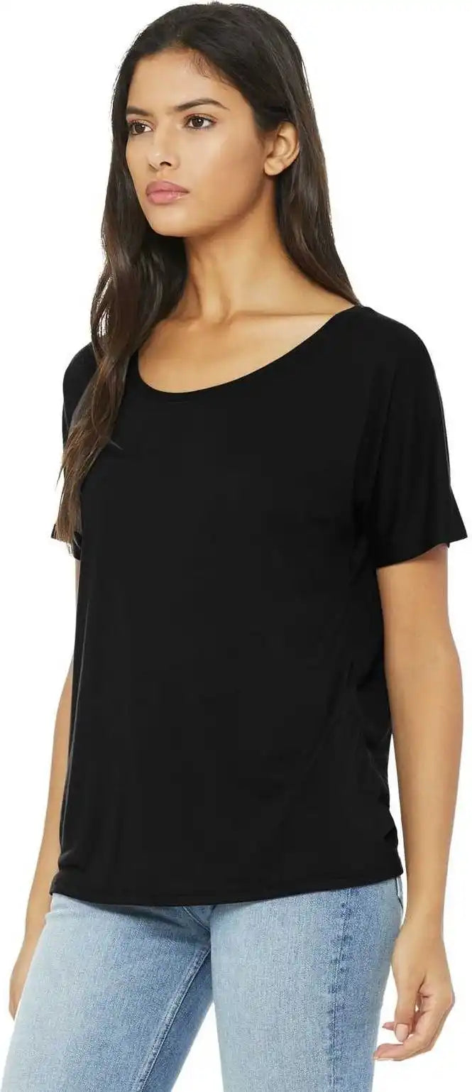 Bella + Canvas 8816 Women’s Slouchy Tee Black