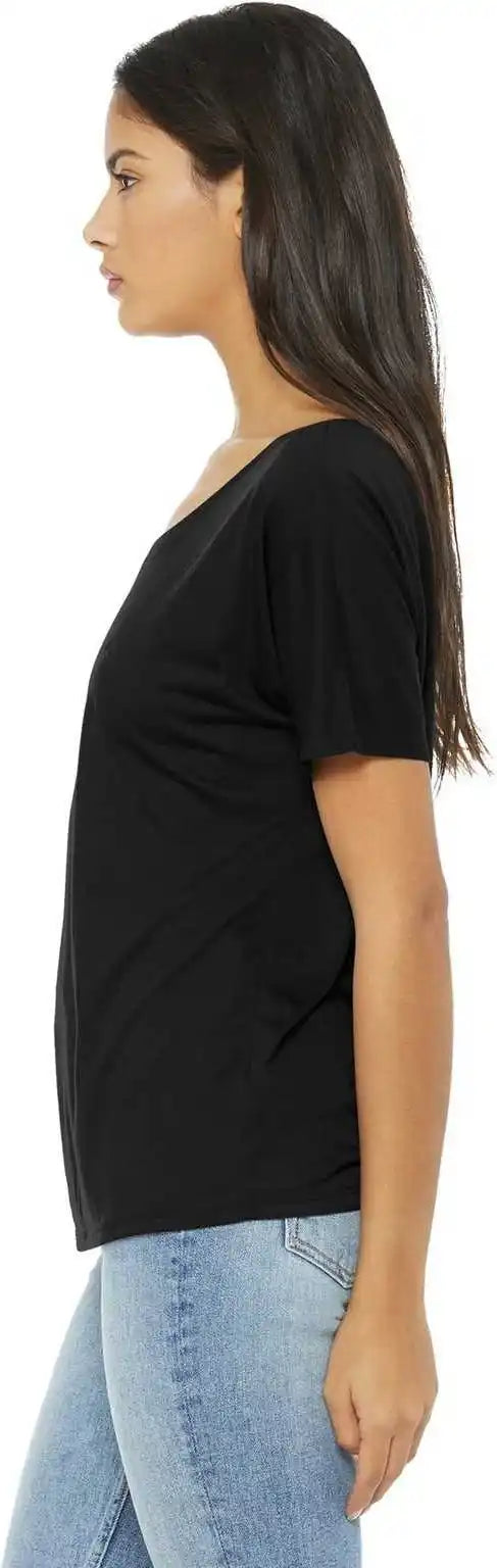 Bella + Canvas 8816 Women’s Slouchy Tee Black