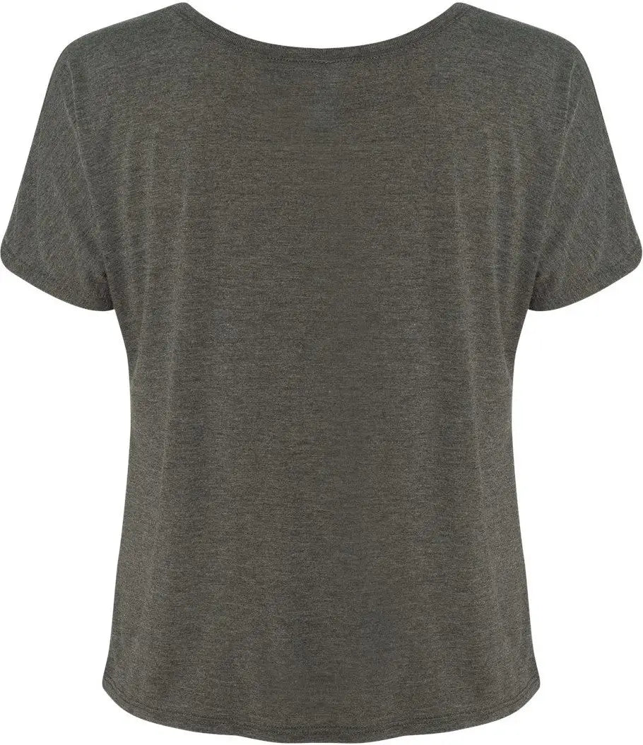 Bella + Canvas 8816 Women’s Slouchy Tee - Dark Grey Heather