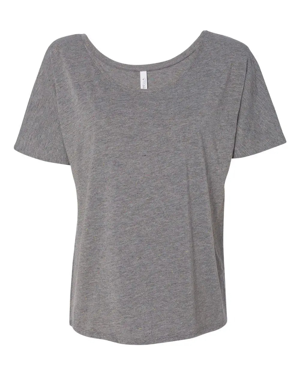Bella + Canvas 8816 Women’s Slouchy Tee - Deep Heather Speckled