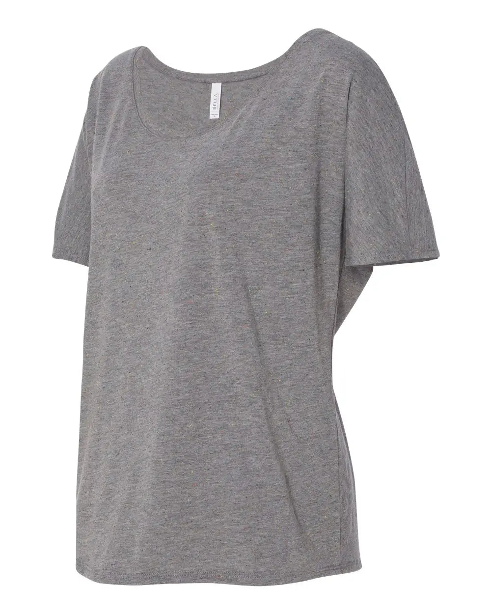 Bella + Canvas 8816 Women’s Slouchy Tee - Deep Heather Speckled - s