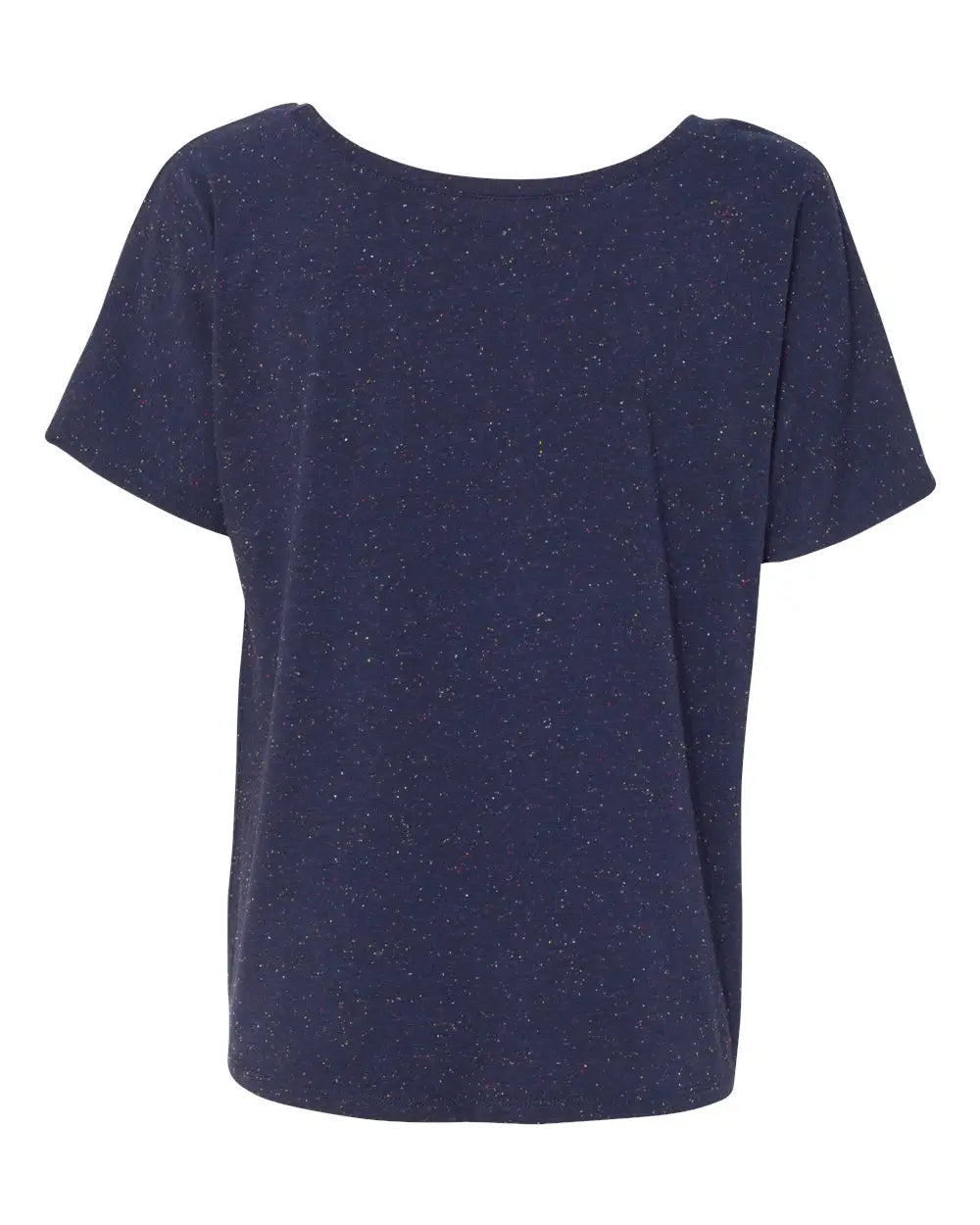 Bella + Canvas 8816 Women’s Slouchy Tee - Navy Speckled