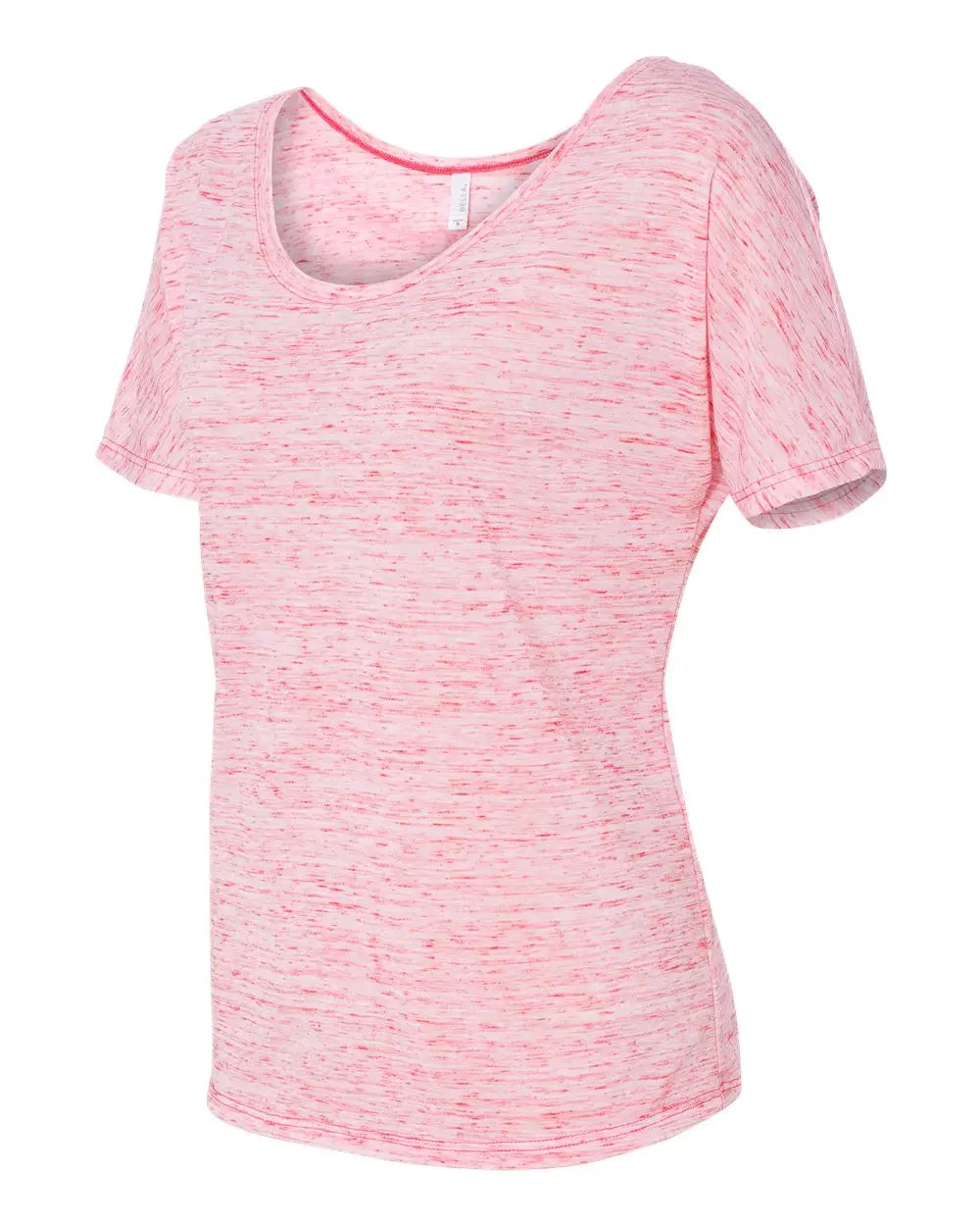 Bella + Canvas 8816 Women’s Slouchy Tee - Red Marble - s