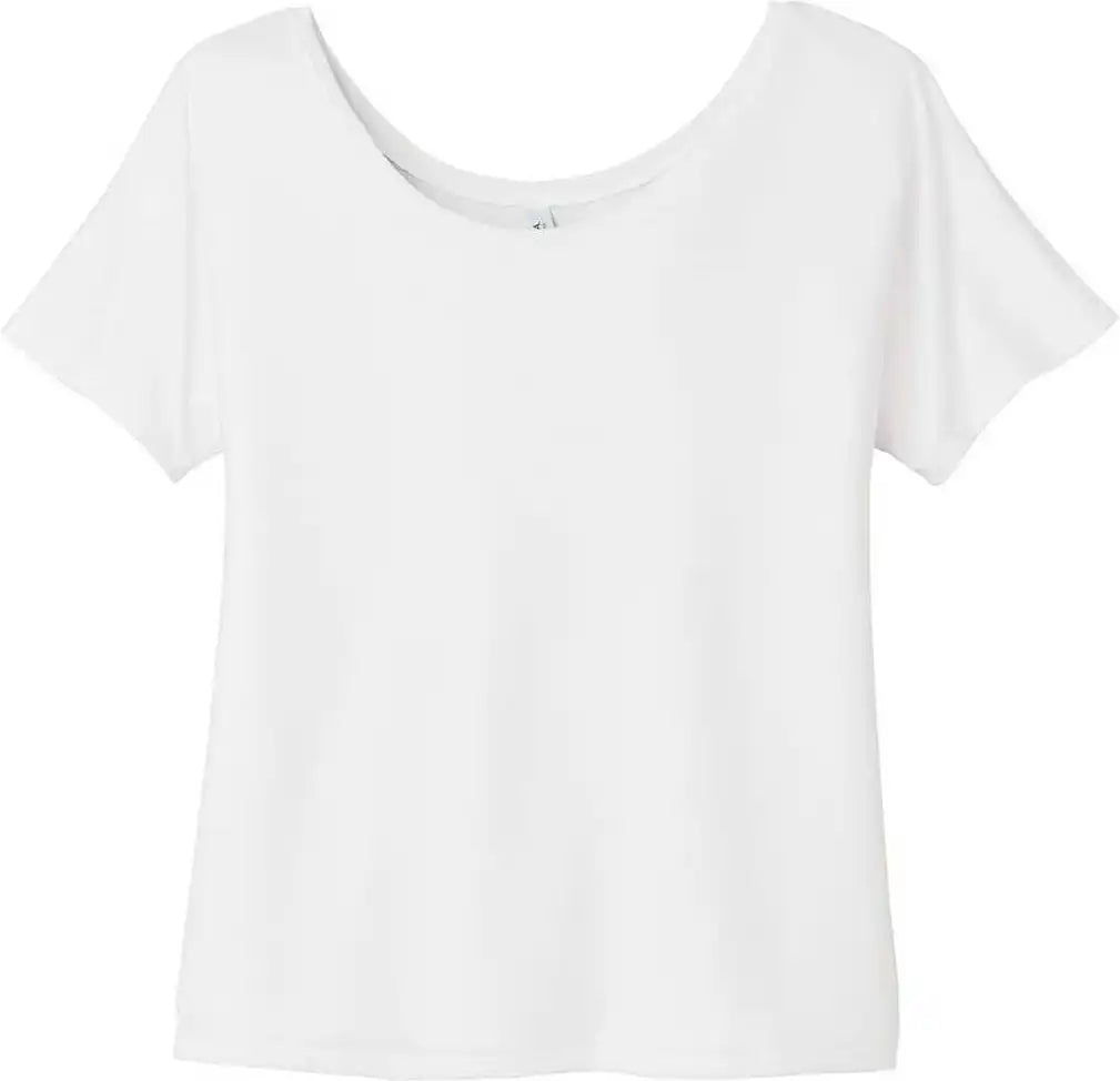 Bella + Canvas 8816 Women’s Slouchy Tee White