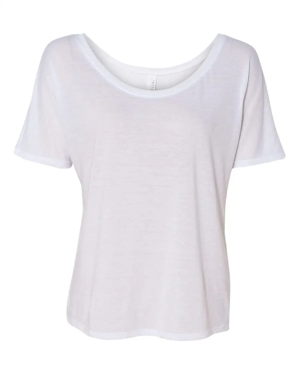 Bella + Canvas 8816 Women’s Slouchy Tee - White