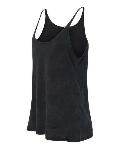 Bella + Canvas 8838 Women’s Slouchy Tank - Black Mineral Wash