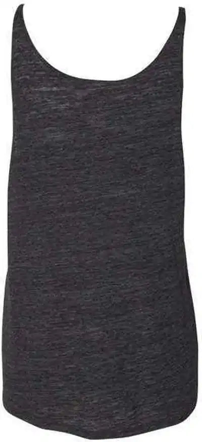 Bella + Canvas 8838 Women’s Slouchy Tank Charcoal Black Slub