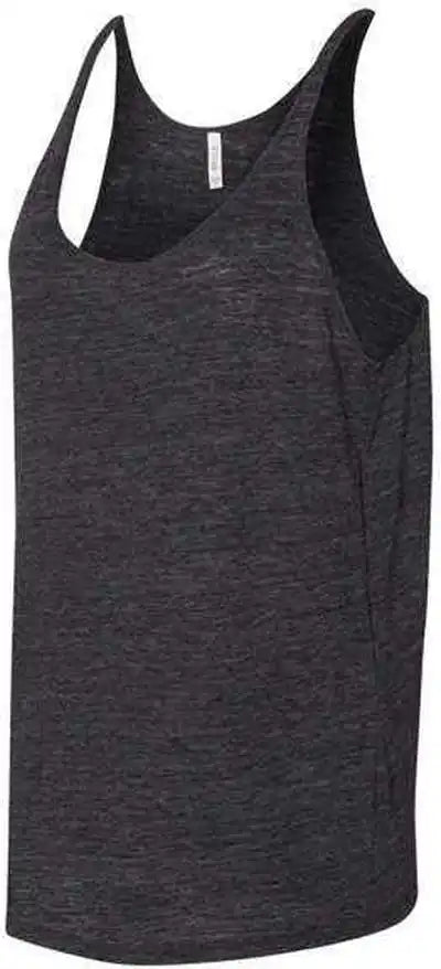 Bella + Canvas 8838 Women’s Slouchy Tank Charcoal Black Slub