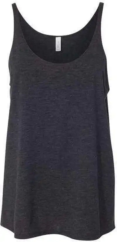 Bella + Canvas 8838 Women’s Slouchy Tank - Charcoal Black Triblend