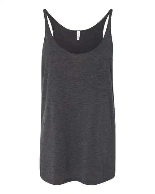 Bella + Canvas 8838 Women’s Slouchy Tank - Dark Grey Heather