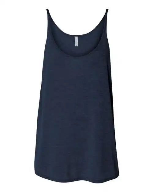 Bella + Canvas 8838 Women’s Slouchy Tank Heather Navy