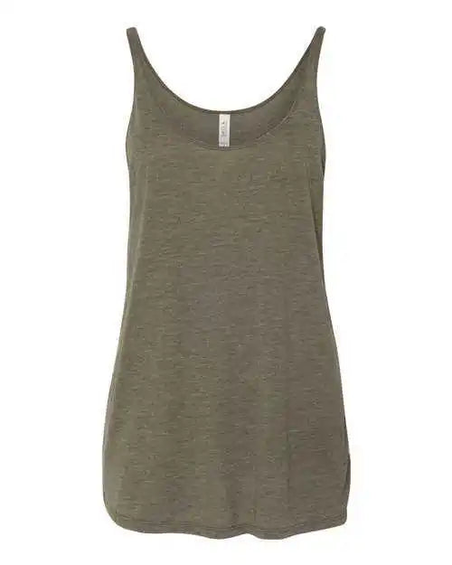 Bella + Canvas 8838 Women’s Slouchy Tank - Heather Olive