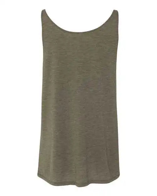 Bella + Canvas 8838 Women’s Slouchy Tank - Heather Olive