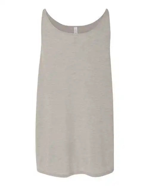 Bella + Canvas 8838 Women’s Slouchy Tank - Heather Stone