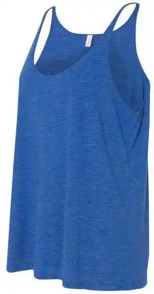 Bella + Canvas 8838 Women’s Slouchy Tank - True Royal Triblend