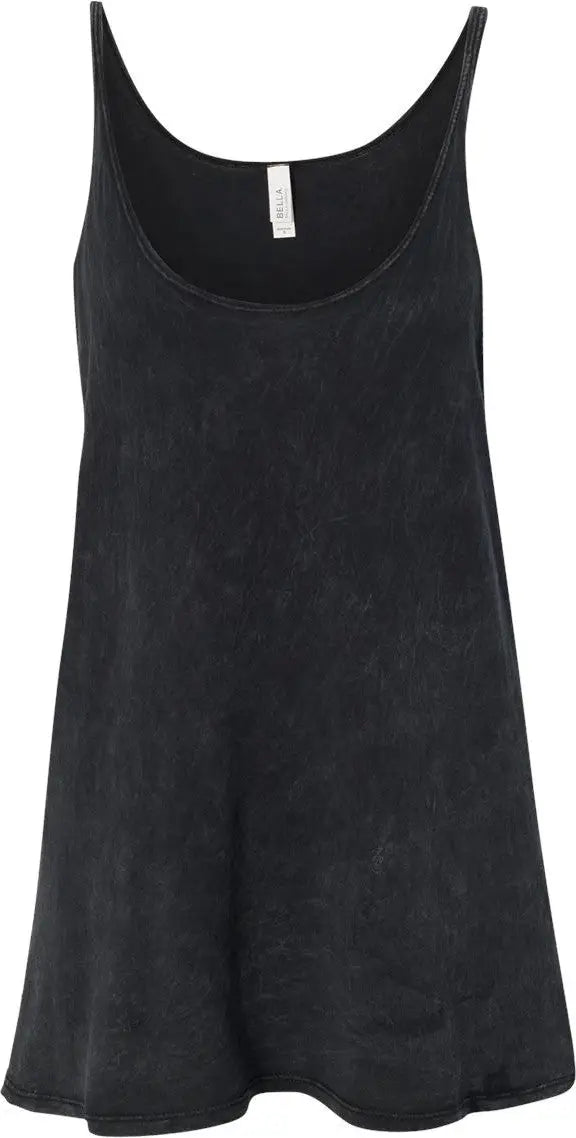 Bella + Canvas 8838b Women’s Slouchy Tank - 8838 - Black Mineral Wash - Ladies s