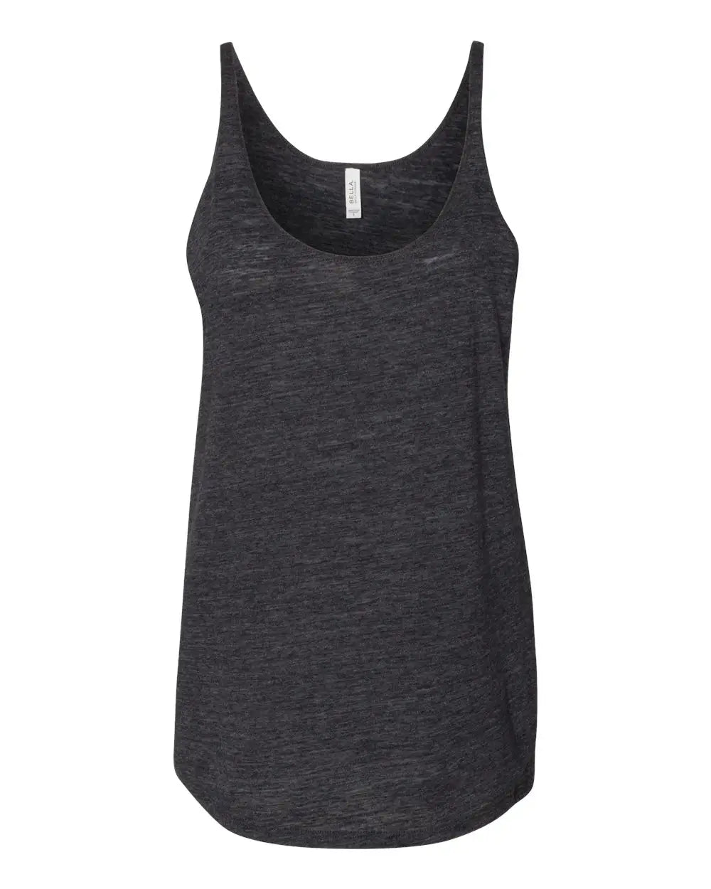 Bella + Canvas 8838b Women’s Slouchy Tank - 8838 - Charcoal Black Slub - Ladies s