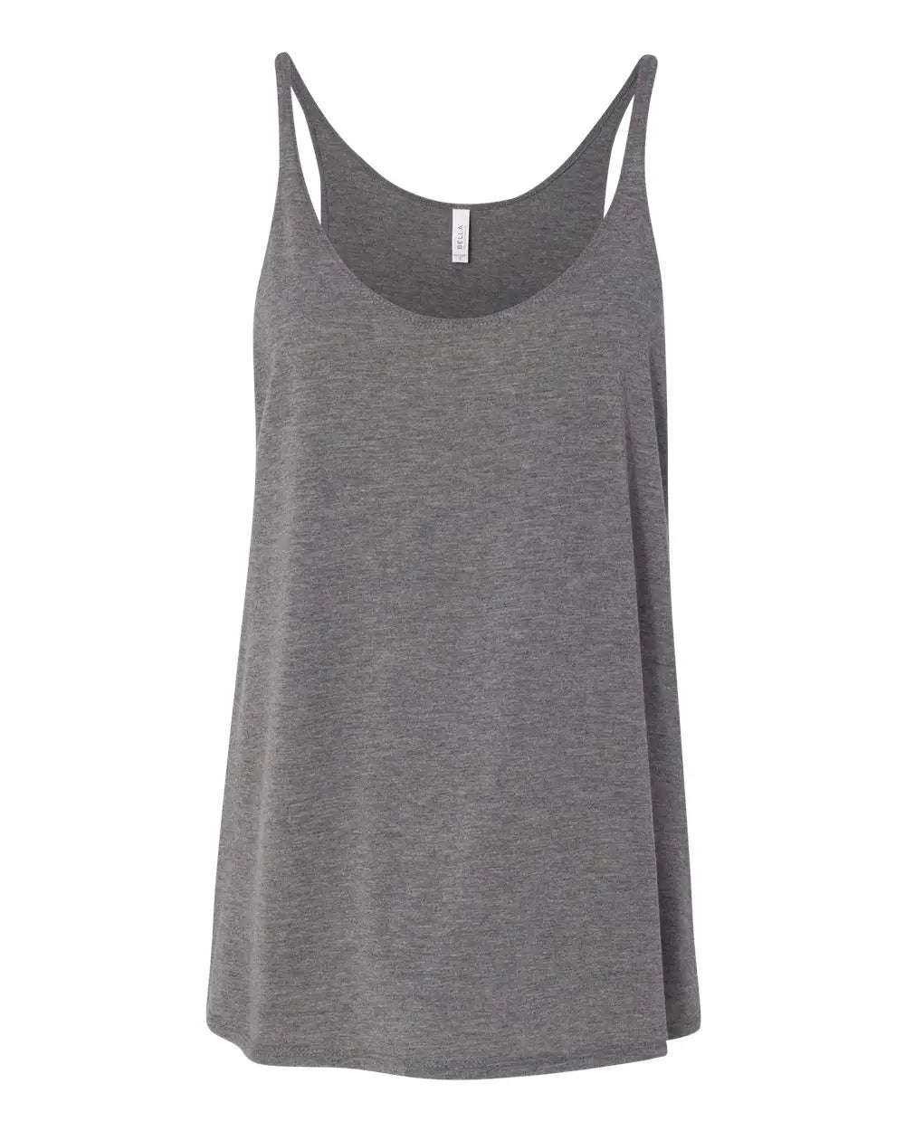 Bella + Canvas 8838b Women’s Slouchy Tank - 8838 - Gray Triblend