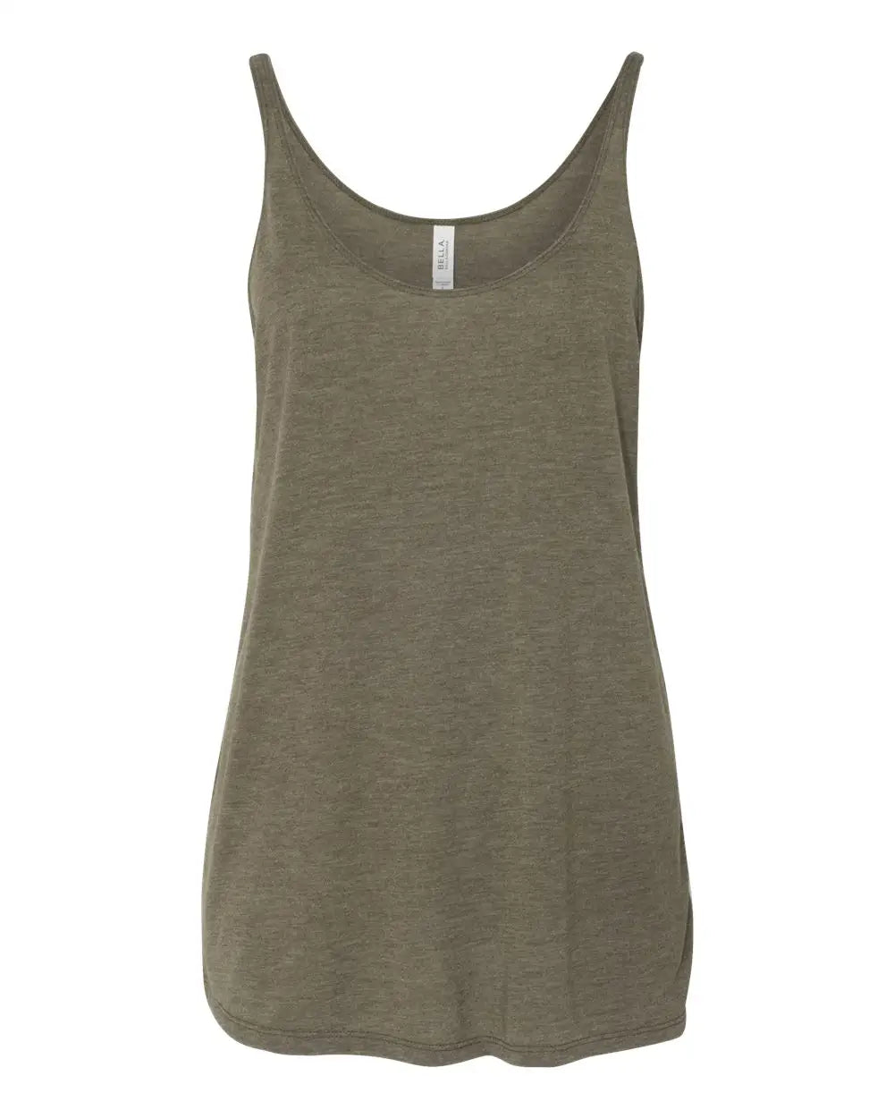 Bella + Canvas 8838b Women’s Slouchy Tank - 8838 - Heather Olive - Ladies s