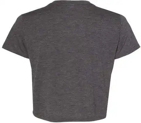 Bella + Canvas 8882 Womens Flowy Cropped Tee Dark Grey Heather