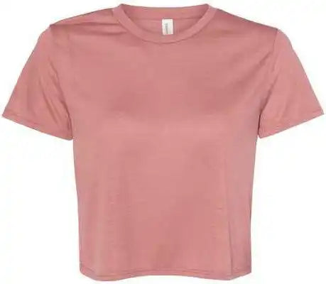Bella + Canvas 8882 Womens Flowy Cropped Tee Mauve