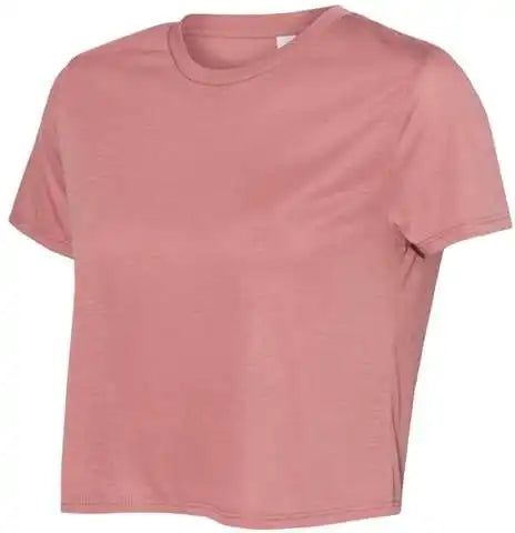 Bella + Canvas 8882 Womens Flowy Cropped Tee Mauve