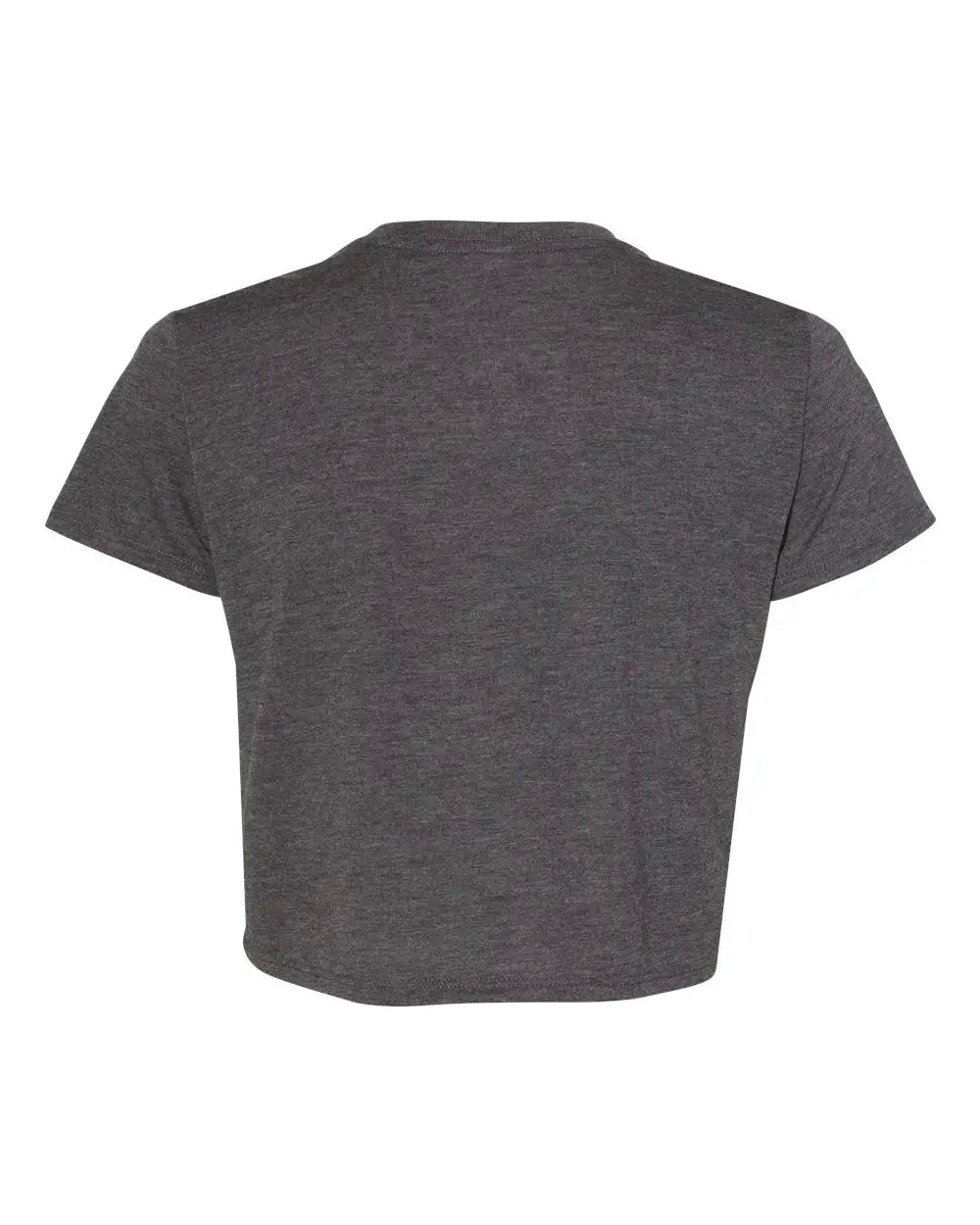 Bella + Canvas 8882b Women’s Flowy Crop Tee - 8882 - Dark Gray Heather