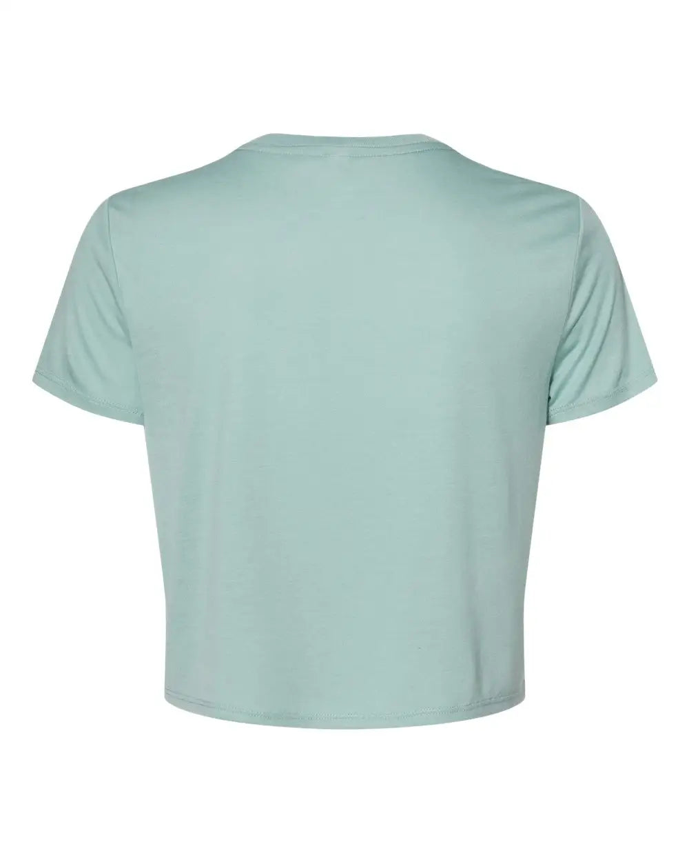 Bella + Canvas 8882b Women’s Flowy Crop Tee - 8882 - Dusty Blue