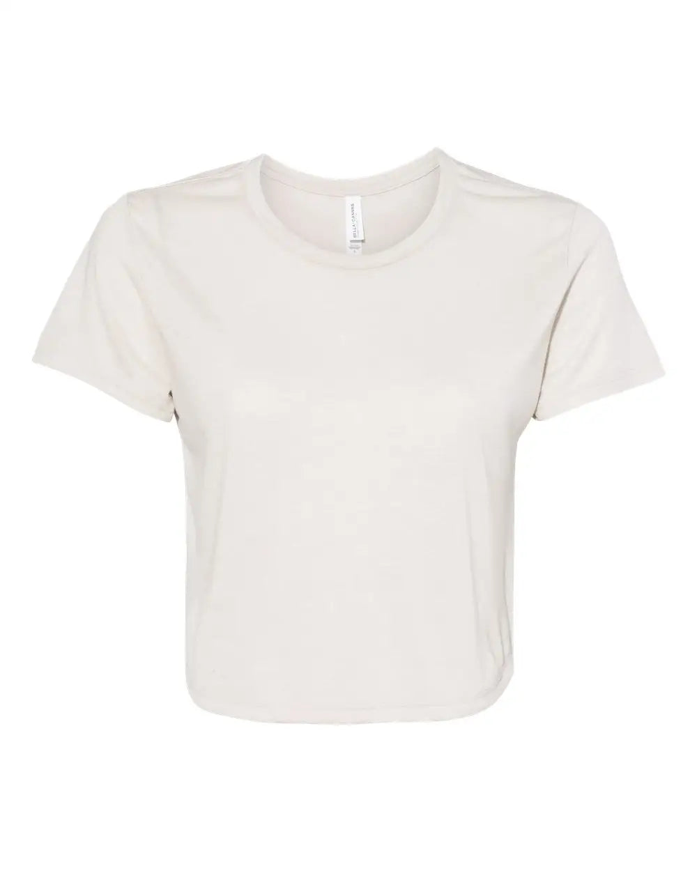 Bella + Canvas 8882b Women’s Flowy Crop Tee - 8882 - Heather Dust