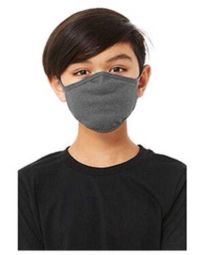 Bella + Canvas TT044Y Youth 2-Ply Reusable Face Mask Pkg 72 - Deep Heather - HIT a Double - 1