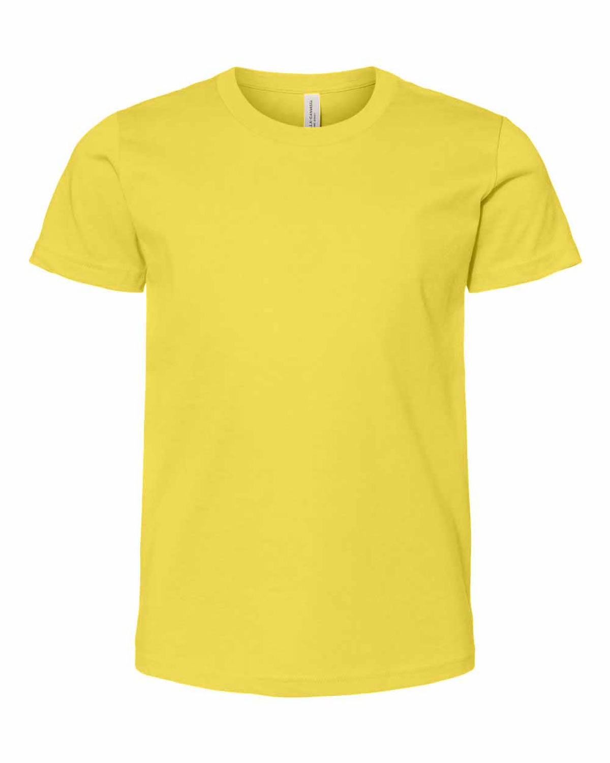 BELLA + CANVAS 3001Y Youth Jersey Tee - Yellow