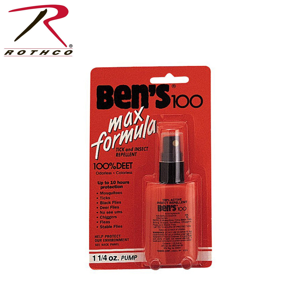 Ben’s 100 Max Deet Insect Repellent Spray Pump