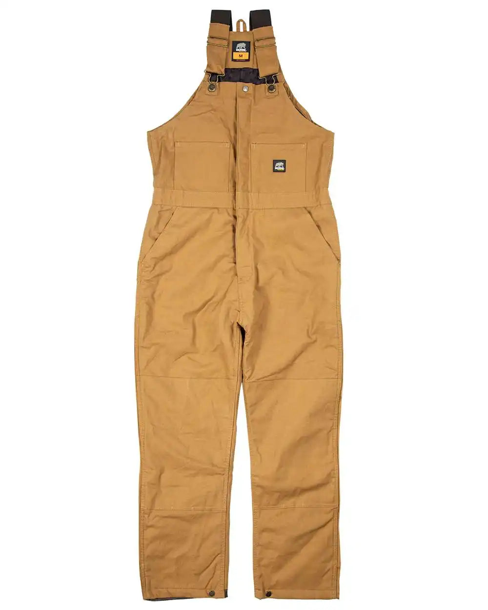 Berne Apparel B415 Heritage Insulated Bib Overall - Brown Duck - s