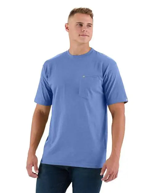 Berne Apparel Bsm16 Heavyweight Pocket T-shirt - Royal Blue