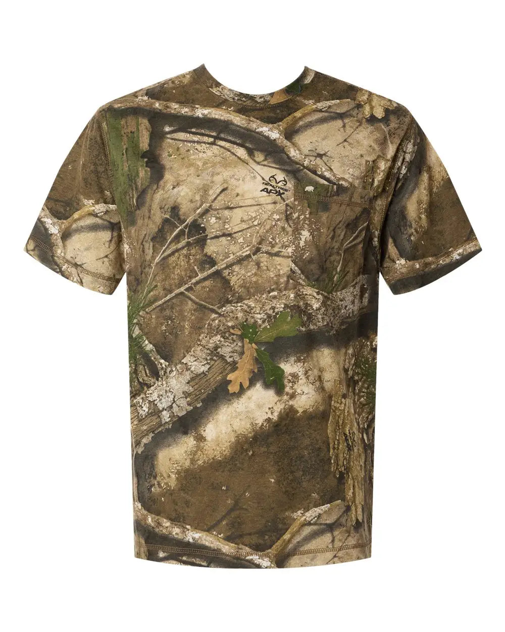 Berne Apparel Bsm38 Lightweight Performance Pocket T-shirt - Realtree Apx - Adult s
