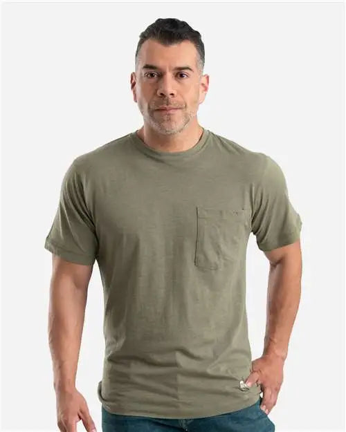 Berne Apparel Bsm38t Tall Lightweight Performance T-shirt - Lichen - Adult 5xlt
