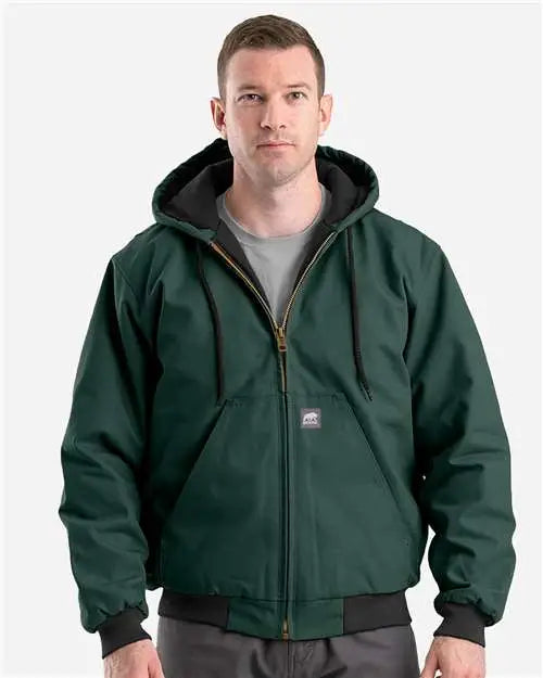 Berne Apparel Hj51 Heritage Hooded Jacket - Green