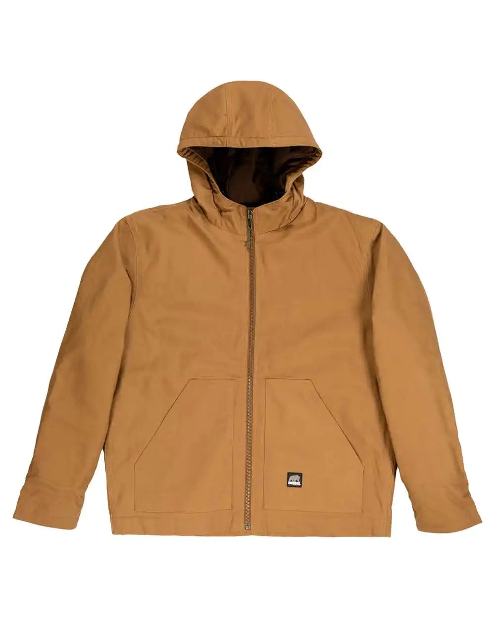 Berne Apparel Hj65t Tall Heritage Duck Hooded Jacket - Brown - 5xlt