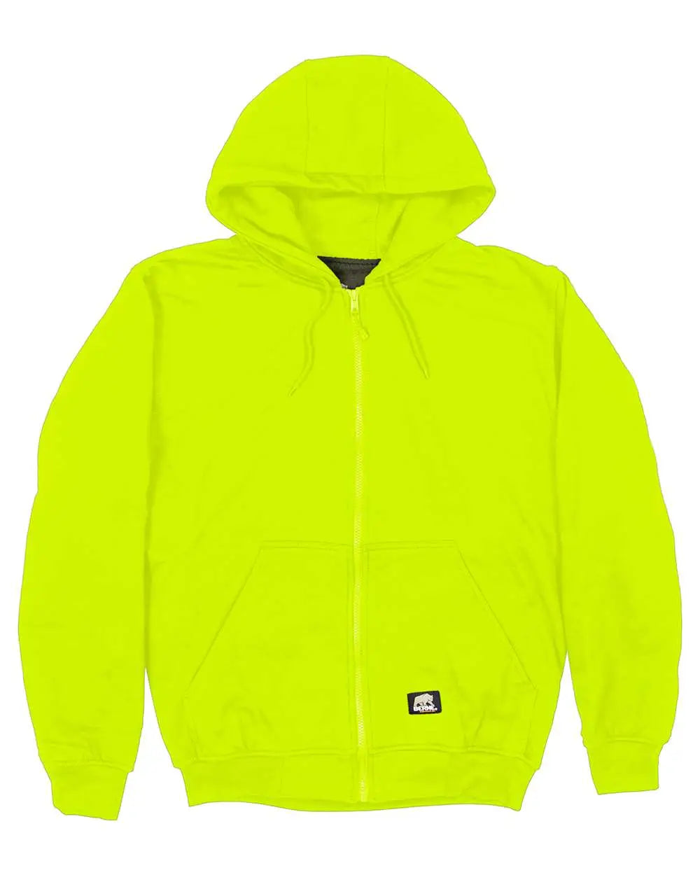 Berne Apparel Hvf101 Heritage Thermal-lined Full-zip Hooded Sweatshirt - Yellow - Adult s